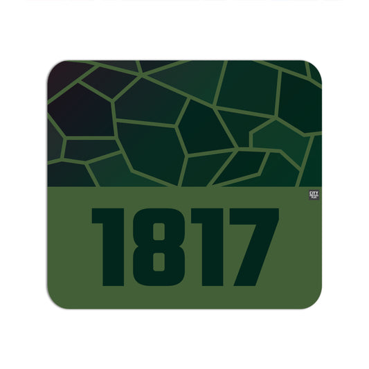 1817 Year Mousepad (Olive Green)