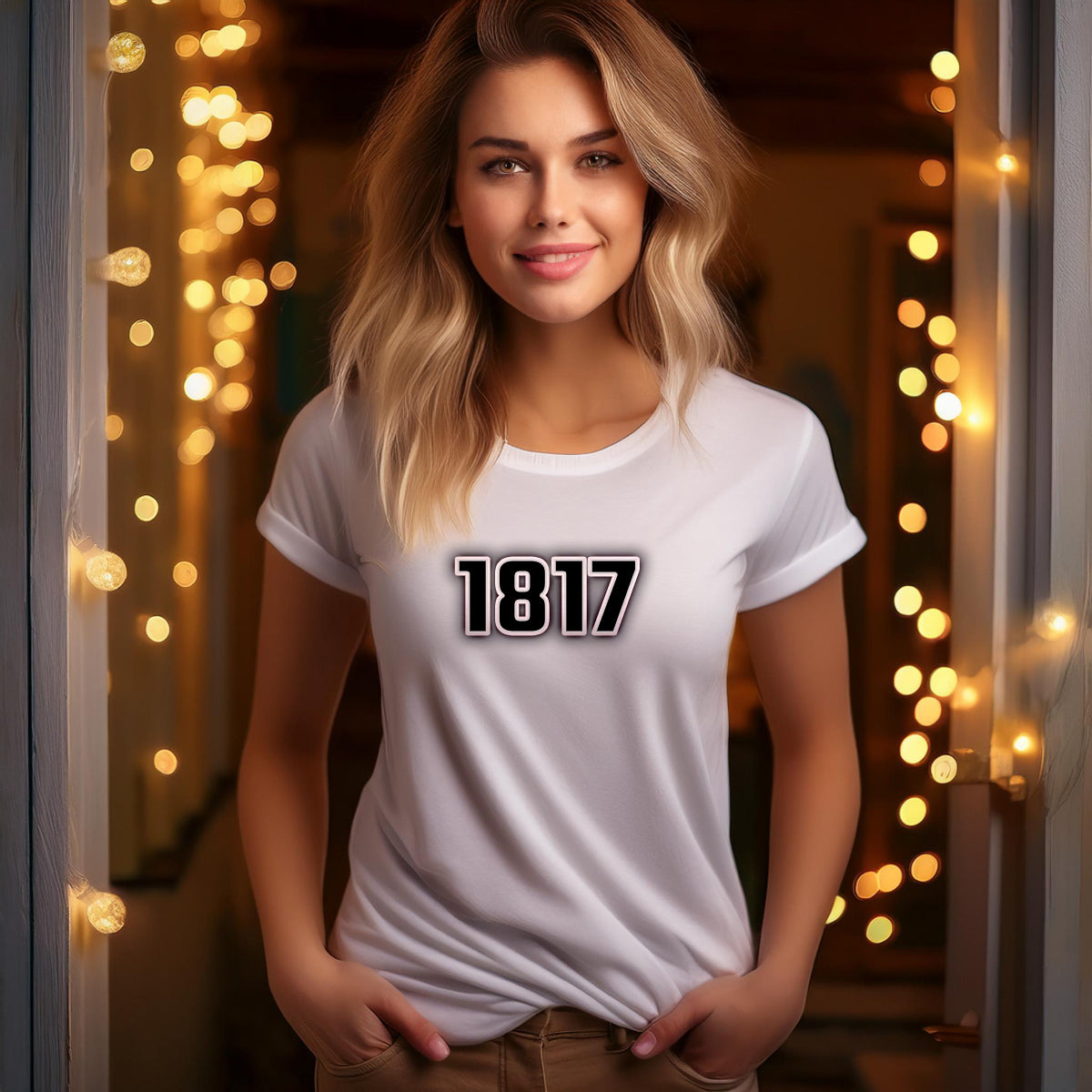 1817 Year Women T-Shirt (White)