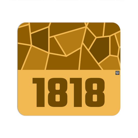 1818 Year Mousepad (Golden Yellow)