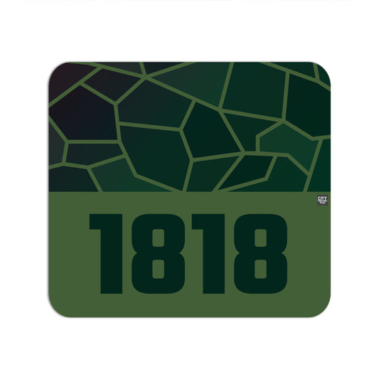 1818 Year Mousepad (Olive Green)