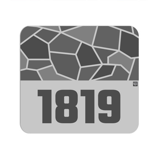 1819 Year Mousepad (Melange Grey)