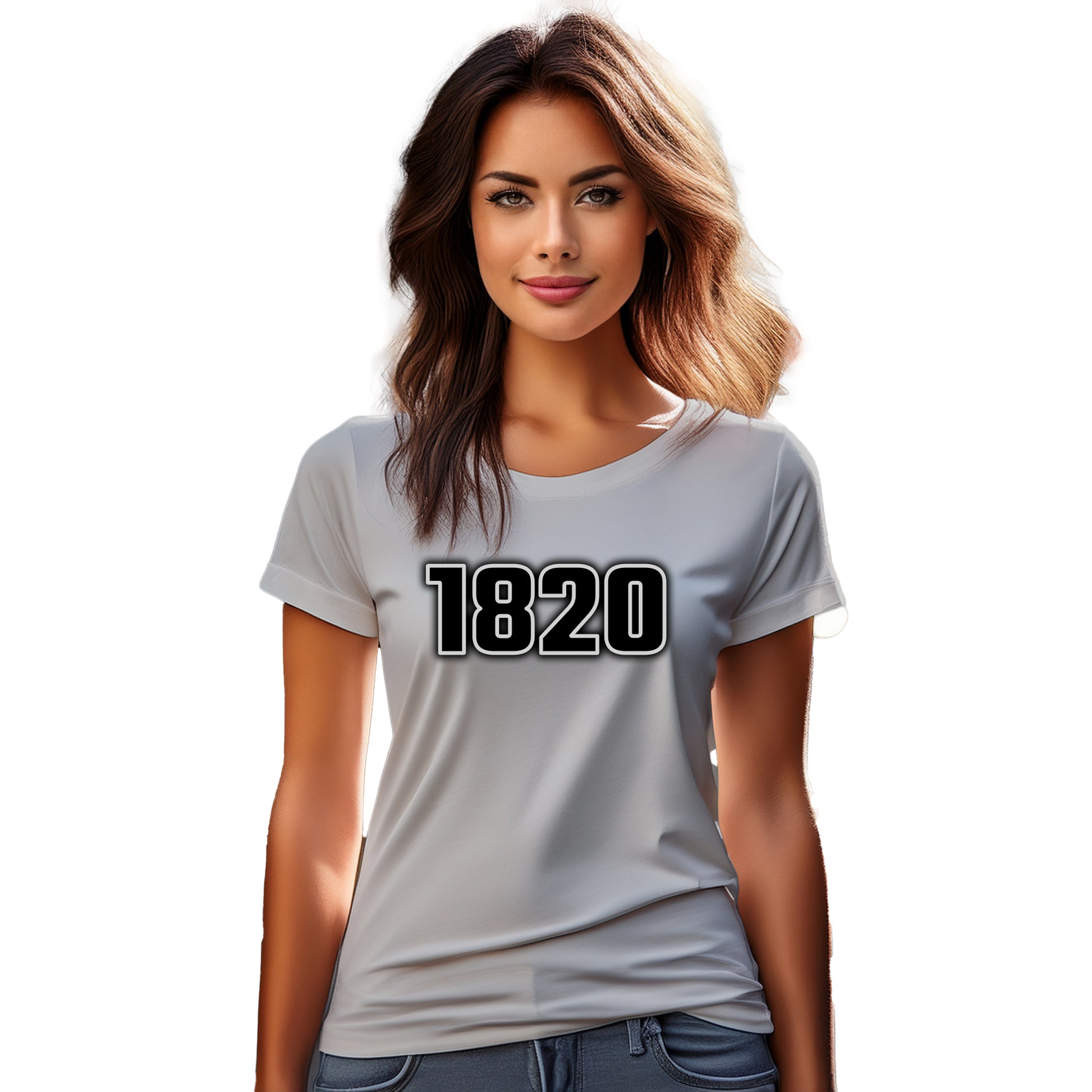 1820 Year Women T-Shirt (Melange Grey)