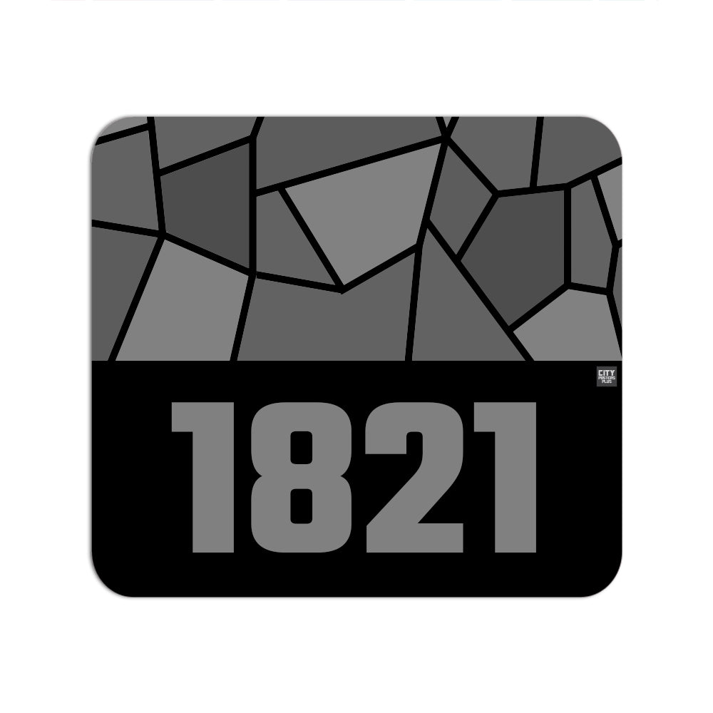 1821 Year Mousepad (Black)