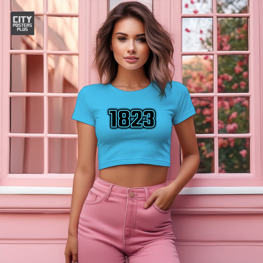 1823 Women Crop Top | Vintage Birth Year Shirt | City Posters Plus