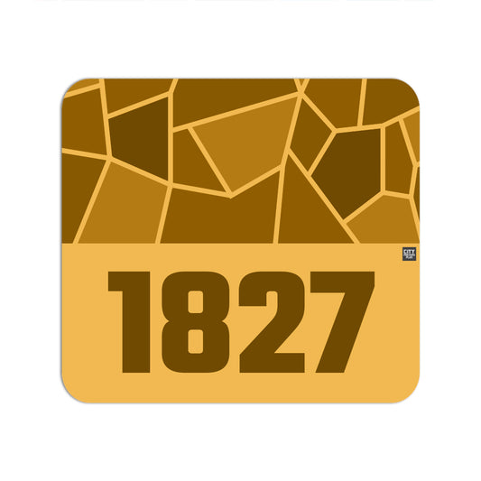 1827 Year Mousepad (Golden Yellow)