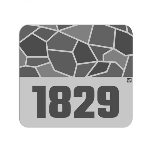 1829 Year Mousepad (Melange Grey)
