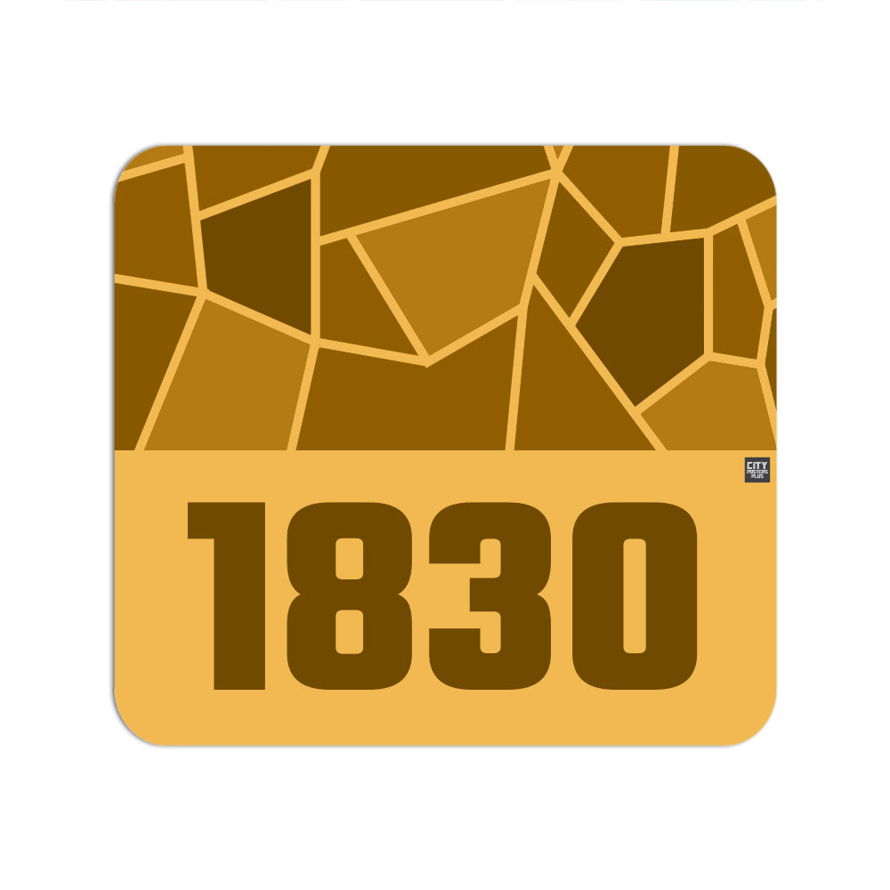 1830 Year Mousepad (Golden Yellow)