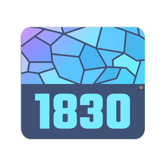 1830 Year Mousepad (Navy Blue)