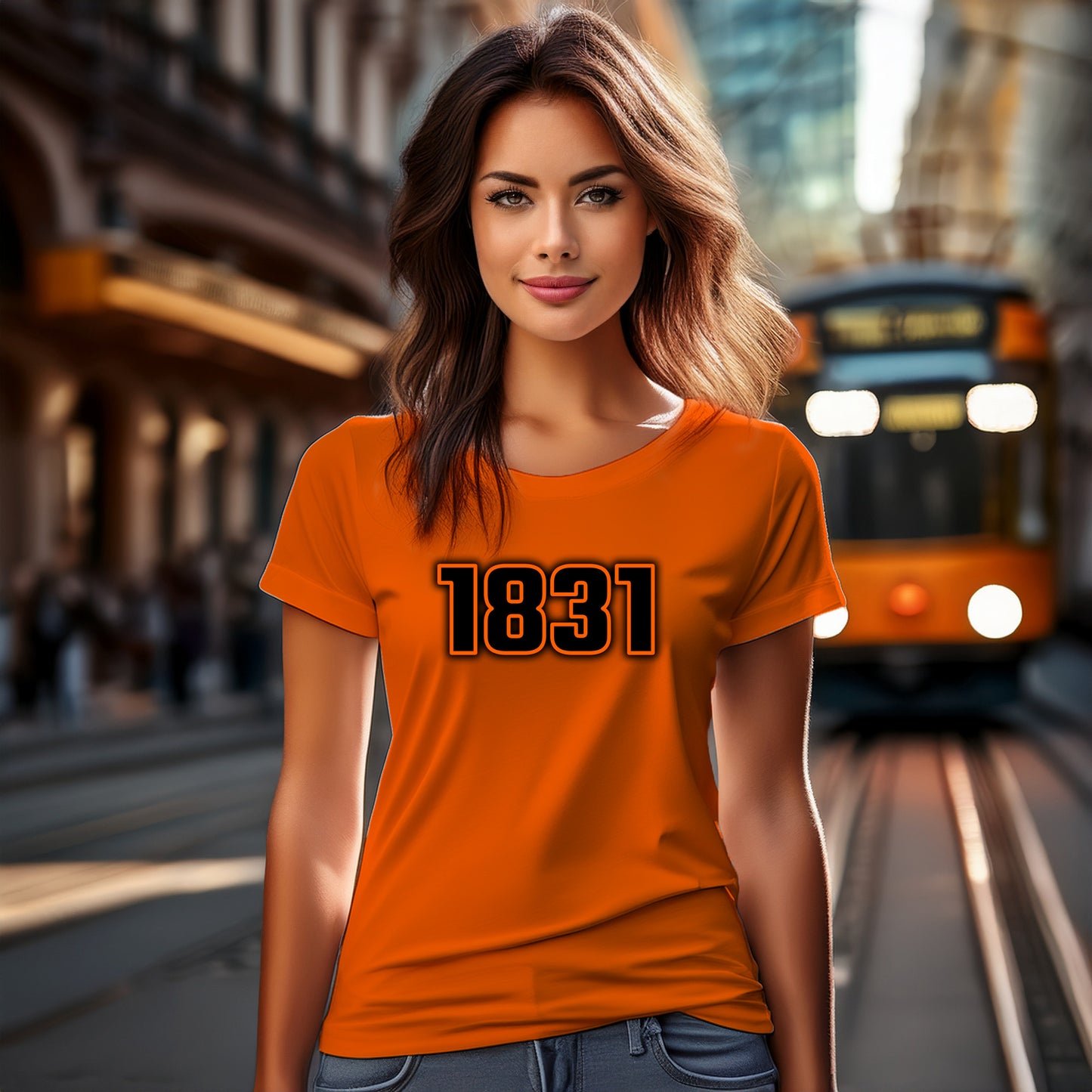 1831 Year Women T-Shirt (Orange)
