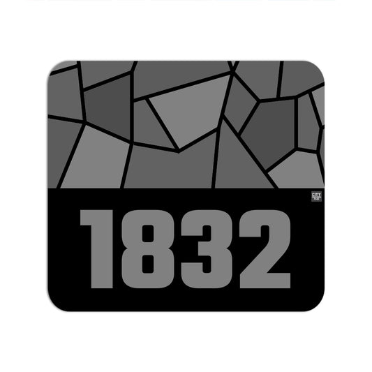 1832 Year Mousepad (Black)