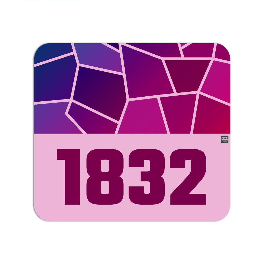 1832 Year Mousepad (Light Pink)