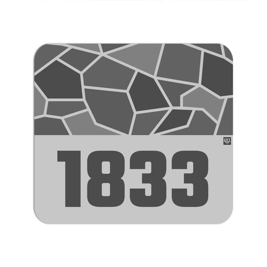 1833 Year Mousepad (Melange Grey)