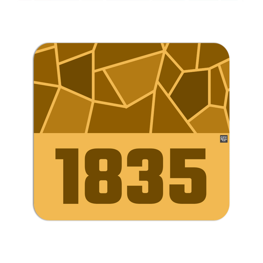 1835 Year Mousepad (Golden Yellow)