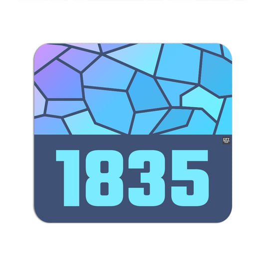 1835 Year Mousepad (Navy Blue)