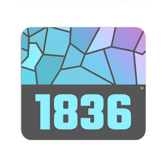 1836 Year Mousepad (Charcoal Grey)