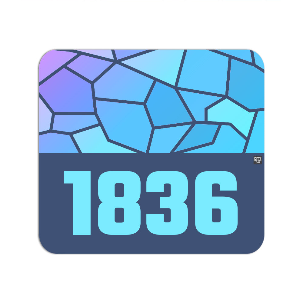 1836 Year Mousepad (Navy Blue)