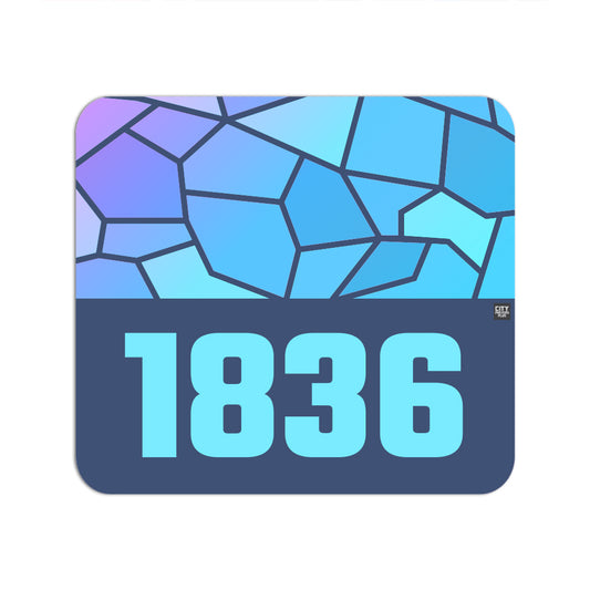 1836 Year Mousepad (Navy Blue)
