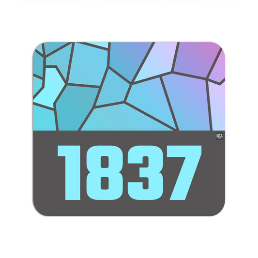 1837 Year Mousepad (Charcoal Grey)