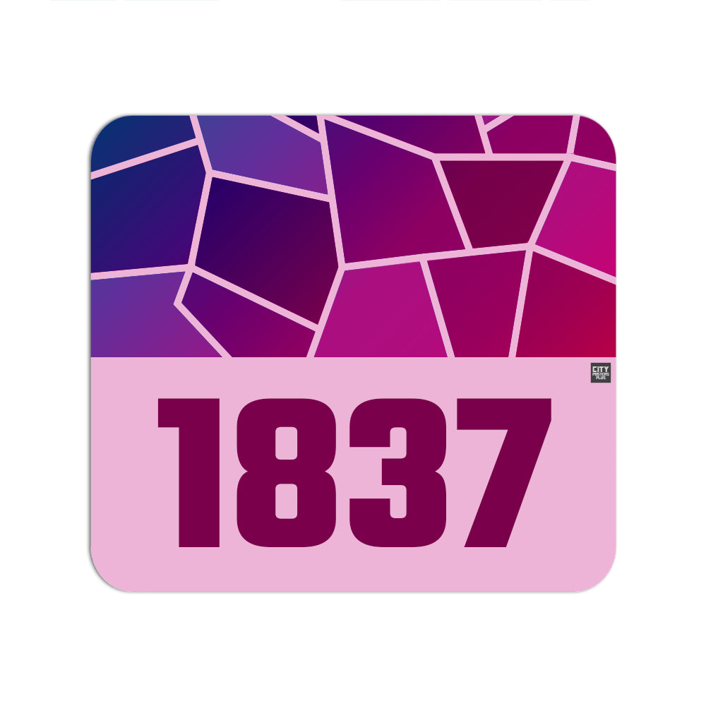 1837 Year Mousepad (Light Pink)