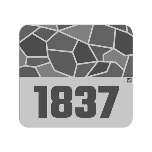 1837 Year Mousepad (Melange Grey)
