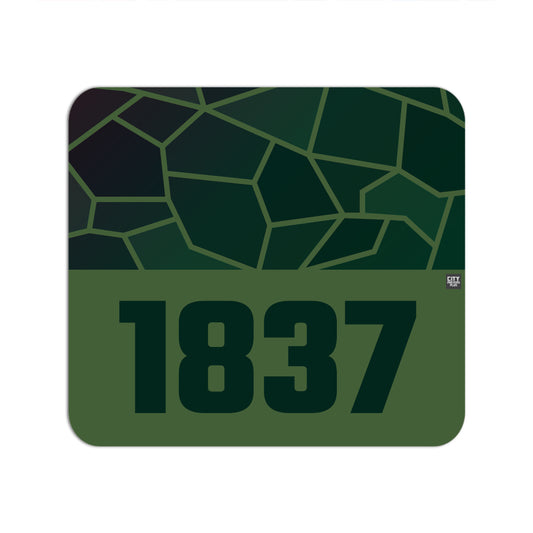 1837 Year Mousepad (Olive Green)