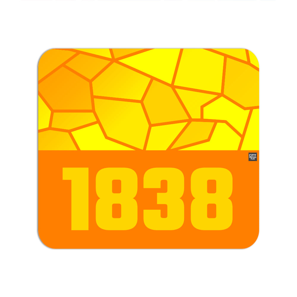 1838 Year Mousepad (Orange)