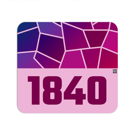 1840 Year Mousepad (Light Pink)