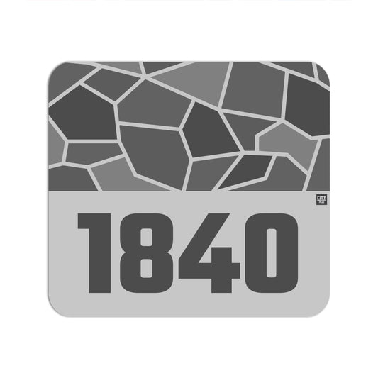 1840 Year Mousepad (Melange Grey)