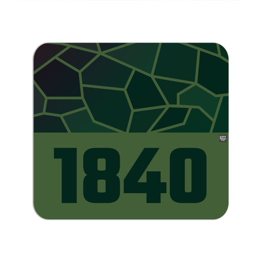 1840 Year Mousepad (Olive Green)