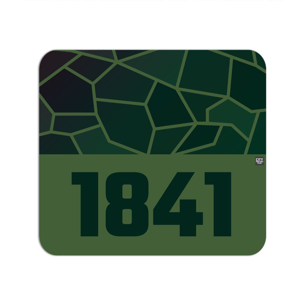 1841 Year Mousepad (Olive Green)