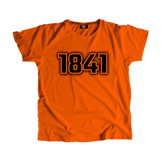 1841 Vintage Heritage Year Men Unisex T-Shirt (Orange)