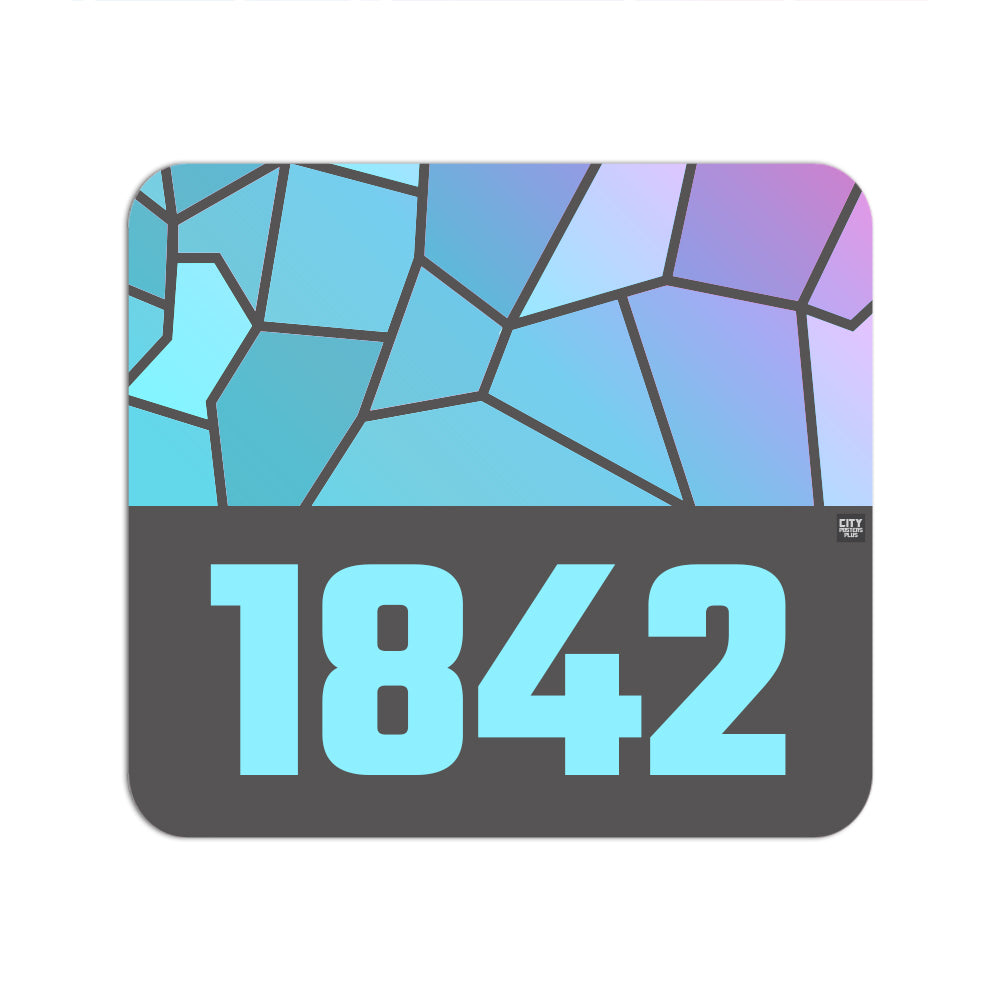 1842 Year Mousepad (Charcoal Grey)