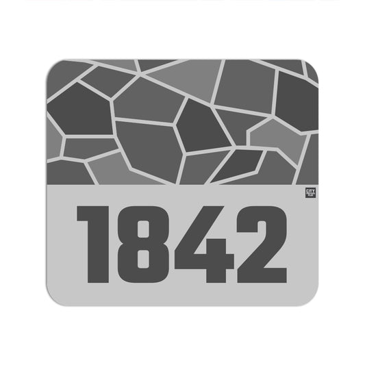 1842 Year Mousepad (Melange Grey)