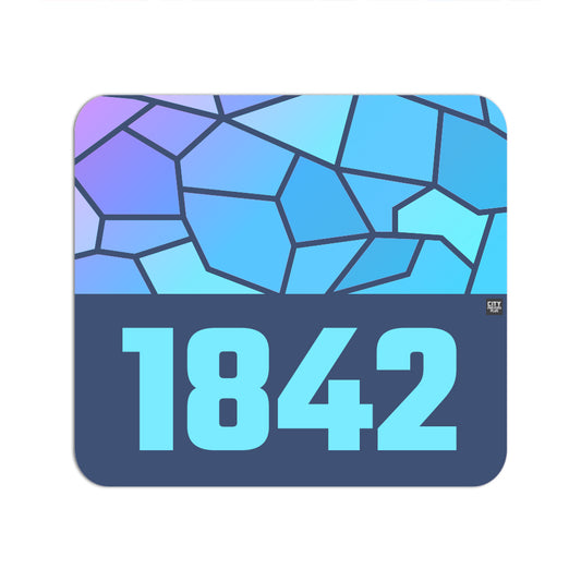 1842 Year Mousepad (Navy Blue)