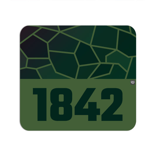 1842 Year Mousepad (Olive Green)