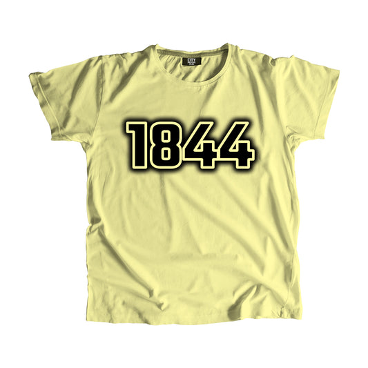 1844 Year Men Unisex T-Shirt (Butter Yellow)
