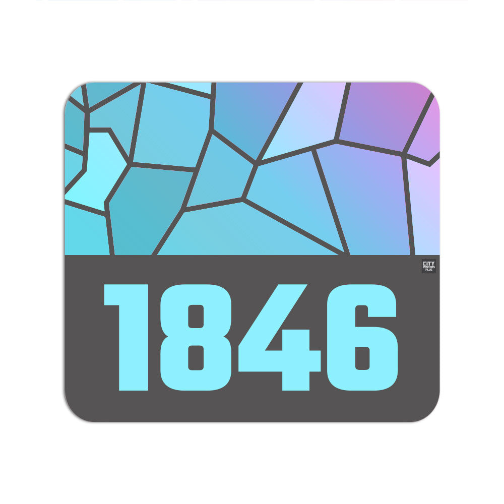 1846 Year Mousepad (Charcoal Grey)