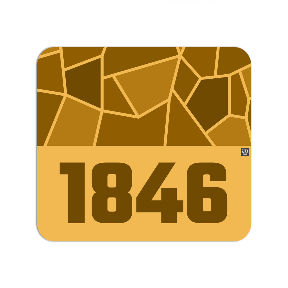 1846 Year Mousepad (Golden Yellow)