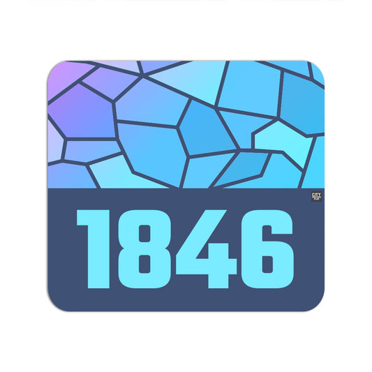 1846 Year Mousepad (Navy Blue)