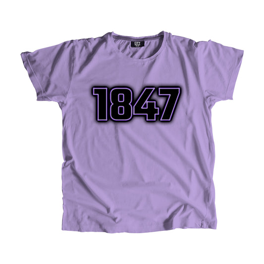 1847 Year Men Unisex T-Shirt (Iris Lavender)