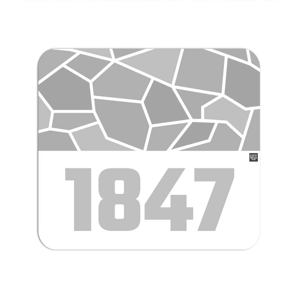 1847 Year Mousepad (White)