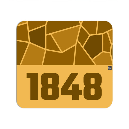 1848 Year Mousepad (Golden Yellow)