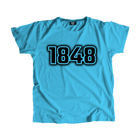 1848 Year Men Unisex T-Shirt (Sky Blue)