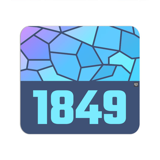 1849 Year Mousepad (Navy Blue)