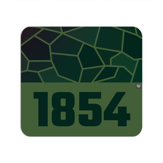 1854 Year Mousepad (Olive Green)