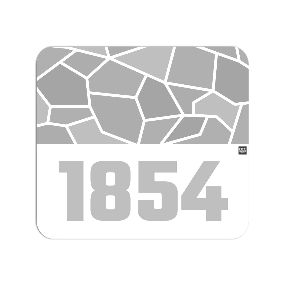 1854 Year Mousepad (White)