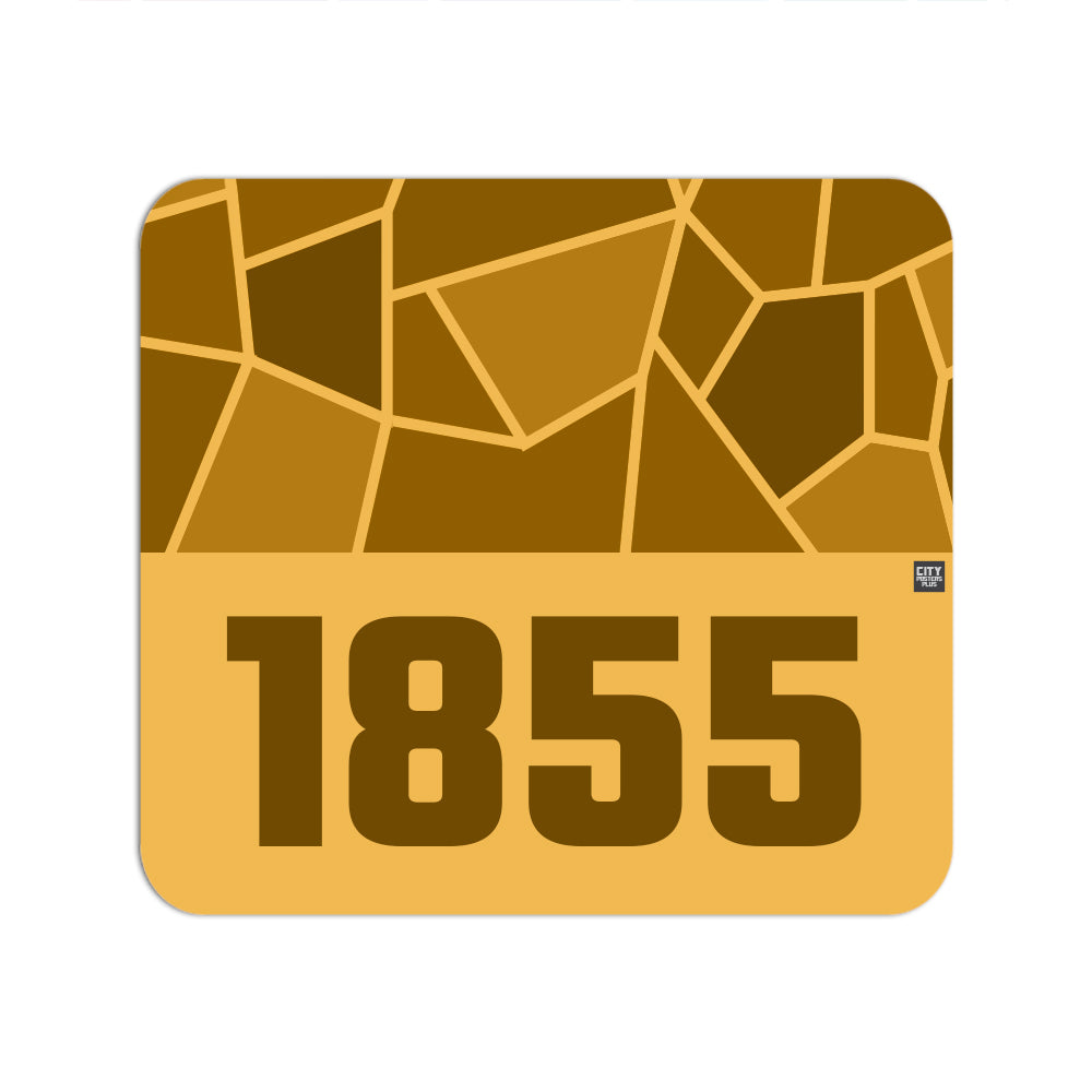 1855 Year Mousepad (Golden Yellow)