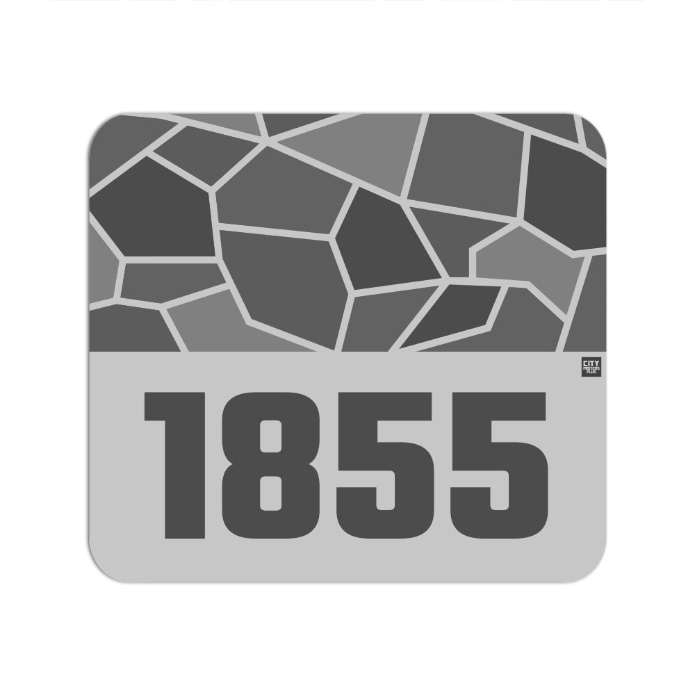 1855 Year Mousepad (Melange Grey)