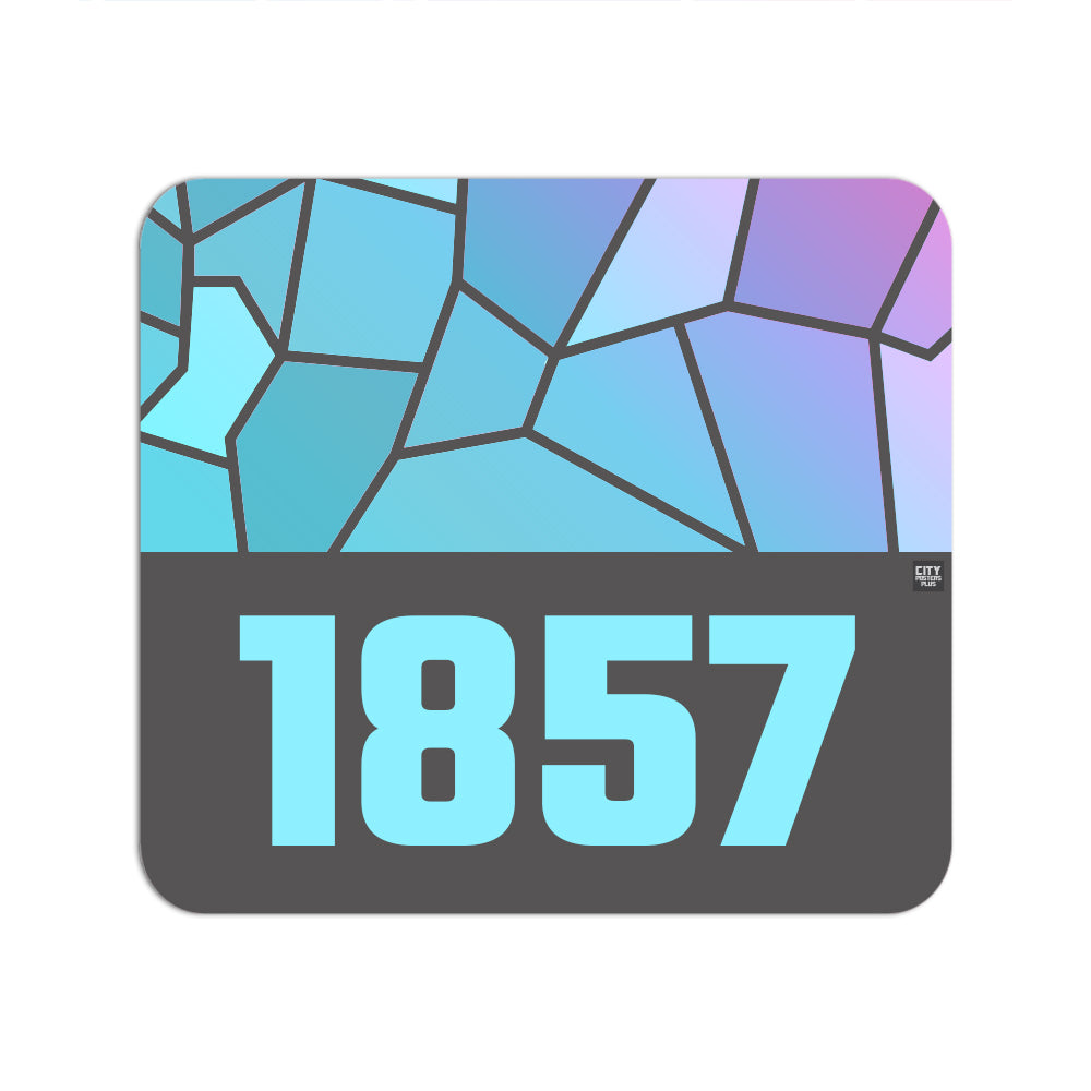 1857 Year Mousepad (Charcoal Grey)