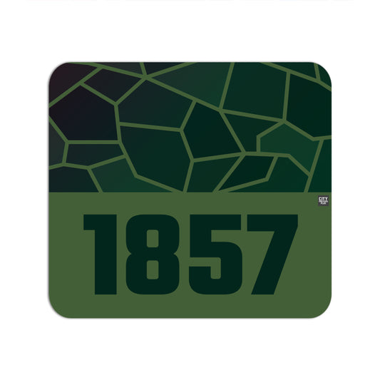 1857 Year Mousepad (Olive Green)